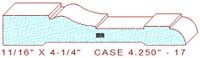 Door/Window Casing 4-1/4" - 17 Door/Window Casing 4-1/4" - 17