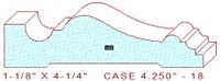 Door/Window Casing 4-1/4" - 18 Door/Window Casing 4-1/4" - 18