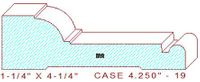 Door/Window Casing 4-1/4" - 19 Door/Window Casing 4-1/4" - 19