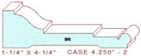 Door/Window Casing 4-1/4" - 2 Door/Window Casing 4-1/4" - 2