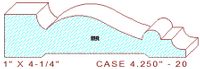 Door/Window Casing 4-1/4" - 20 Door/Window Casing 4-1/4" - 20
