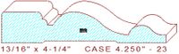 Door/Window Casing 4-1/4" - 23 Door/Window Casing 4-1/4" - 23