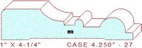 Door/Window Casing 4-1/4" - 27 Door/Window Casing 4-1/4" - 27