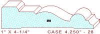 Door/window Casing 4-1/4" - 28 Door/window Casing 4-1/4" - 28