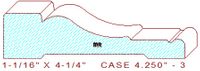 Door/Window Casing 4-1/4" - 3 Door/Window Casing 4-1/4" - 3