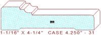 Door/Window Casing 4-1/4" - 31 Door/Window Casing 4-1/4" - 31