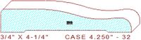 Door/Window Casing 4-1/4" - 32 Door/Window Casing 4-1/4" - 32