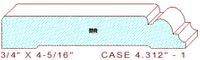 Door/Window Casing 4-5/16" - 1 Door/Window Casing 4-5/16" - 1