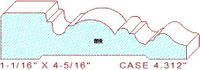 Door/Window Casing 4-5/16" Door/Window Casing 4-5/16"