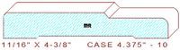 Door/Window Casing 4-3/8" - 10 Door/Window Casing 4-3/8" - 10