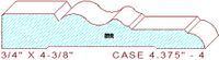 Door/Window Casing 4-3/8" - 4 Door/Window Casing 4-3/8" - 4