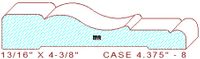 Door/Window Casing 4-3/8" - 8 Door/Window Casing 4-3/8" - 8