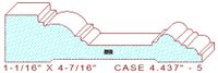 Door/Window Casing 4-7/16" - 5 Door/Window Casing 4-7/16" - 5