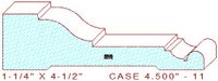 Door/Window Casing 4-1/2" - 11 Door/Window Casing 4-1/2" - 11