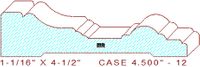 Door/Window Casing 4-1/2" - 12 Door/Window Casing 4-1/2" - 12