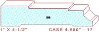 Door/Window Casing 4-1/2" - 17 Door/Window Casing 4-1/2" - 17