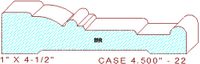 Door/Window Casing 4-1/2" - 22 Door/Window Casing 4-1/2" - 22