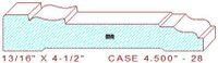 Door/Window Casing 4-1/2" - 28 Door/Window Casing 4-1/2" - 28
