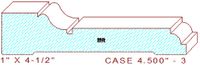 Door/Window Casing 4-1/2" - 3 Door/Window Casing 4-1/2" - 3