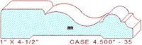 Door/Window Casing 4-1/2" - 35 Door/Window Casing 4-1/2" - 35