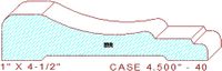 Door/Window Casing 4-1/2" - 40 Door/Window Casing 4-1/2" - 40