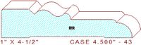 Door/Window Casing 4-1/2" - 43 Door/Window Casing 4-1/2" - 43