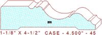 Door/Window Casing 4-1/2" - 45