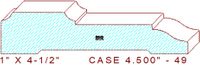 Door/Window Casing 4-1/2" - 49 Door/Window Casing 4-1/2" - 49
