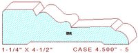 Door/Window Casing 4-1/2" - 5 Door/Window Casing 4-1/2" - 5