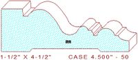 Door/Window Casing 4-1/2" - 50 Door/Window Casing 4-1/2" - 50