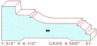 Door/Window Casing 4-1/2" - 51 Door/Window Casing 4-1/2" - 51