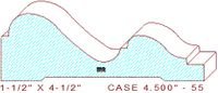 Door/Window Casing 4-1/2" - 55 Door/Window Casing 4-1/2" - 55