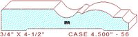 Door/Window Casing 4-1/2" - 56 Door/Window Casing 4-1/2" - 56