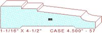 Door/Window Casing 4-1/2" - 57 Door/Window Casing 4-1/2" - 57