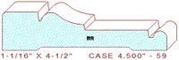 Door/Window Casing 4-1/2" - 59