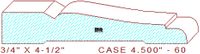 Door/Window Casing 4-1/2" - 60 Door/Window Casing 4-1/2" - 60