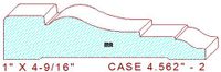 Door/Window Casing 4-9/16" - 2 Door/Window Casing 4-9/16" - 2