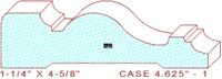 Door/Window Casing 4-5/8" - 1 Door/Window Casing 4-5/8" - 1