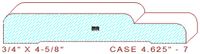 Door/Window Casing 4-5/8" - 7 Door/Window Casing 4-5/8" - 7