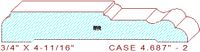 Door/Window Casing 4-11/16" - 2 Door/Window Casing 4-11/16" - 2