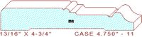 Door/Window Casing 4-3/4" - 11 Door/Window Casing 4-3/4" - 11