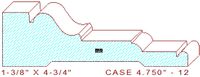 Door/Window Casing 4-3/4" - 12 Door/Window Casing 4-3/4" - 12