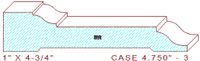 Door/Window Casing 4-3/4" - 3 Door/Window Casing 4-3/4" - 3