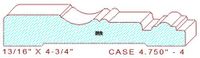 Door/Window Casing 4-3/4" - 4 Door/Window Casing 4-3/4" - 4