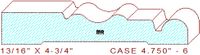Door/Window Casing 4-3/4" - 6 Door/Window Casing 4-3/4" - 6