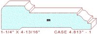 Door/Window Casing 4-13/16" - 1 Door/Window Casing 4-13/16" - 1
