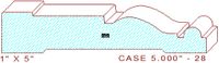 Door/Window Casing 5" - 28 Door/Window Casing 5" - 28