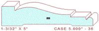 Door/Window Casing 5" - 36 Door/Window Casing 5" - 36