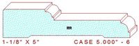 Door/Window Casing 5" - 6 Door/Window Casing 5" - 6