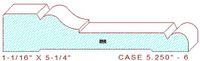 Door/Window Casing 5-1/4" - 6 Door/Window Casing 5-1/4" - 6